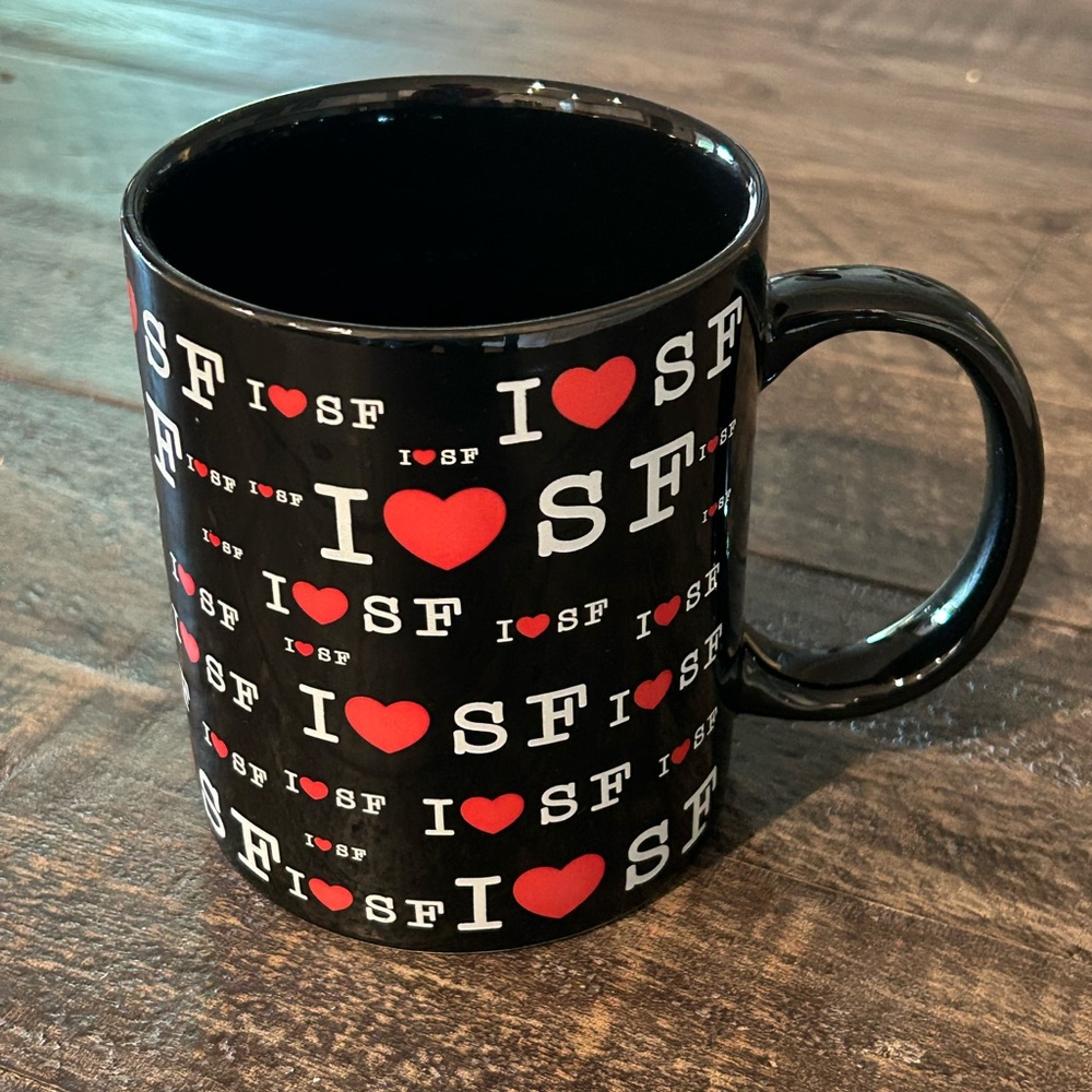 Large coffee mug. I ❤️ SF